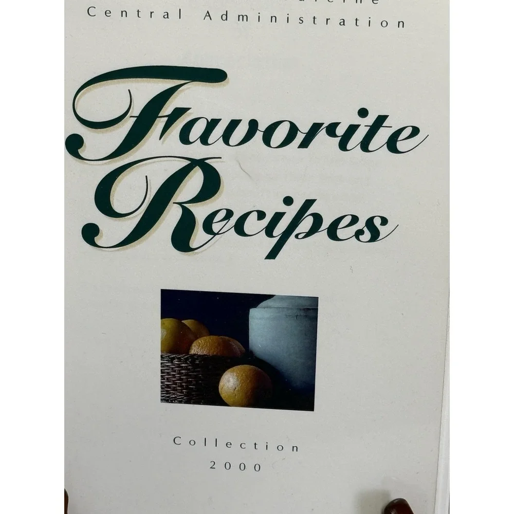 Washington U School Of Medicine Central‎ Admin Favorite Recipes 2000 Cookbook